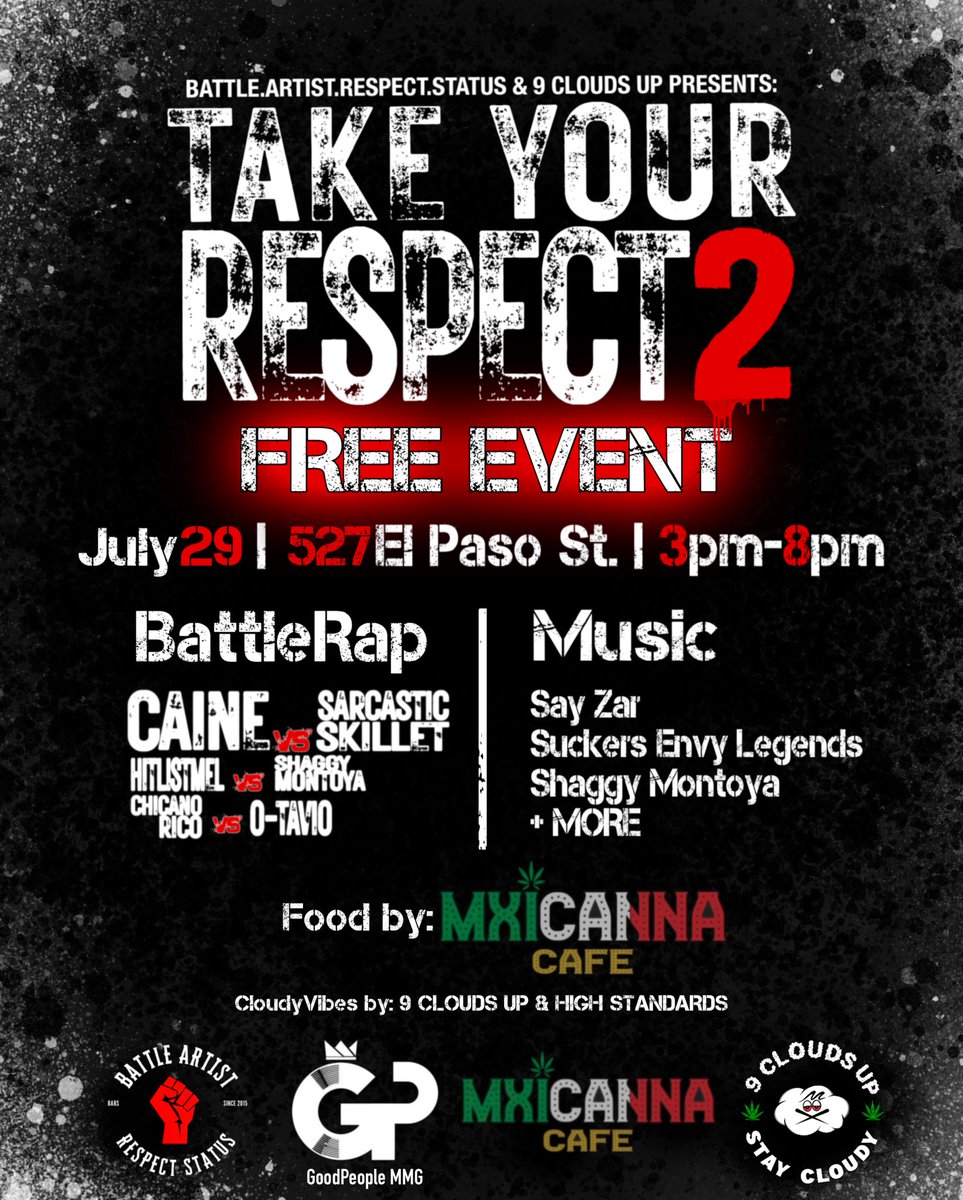 This Saturday PULL UP!

😈

#TakeYourRespect2 #Texas #SanAntonio