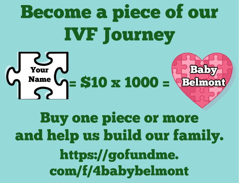 Kelly_D_Belmont's tweet photo. Please support us in our efforts to grow our family. #ivf #ivfjourney #infertility #infertilysucks #pcossucks #gofundme
https://t.co/2U7XtNmW9Q https://t.co/0UrO0n5sGQ