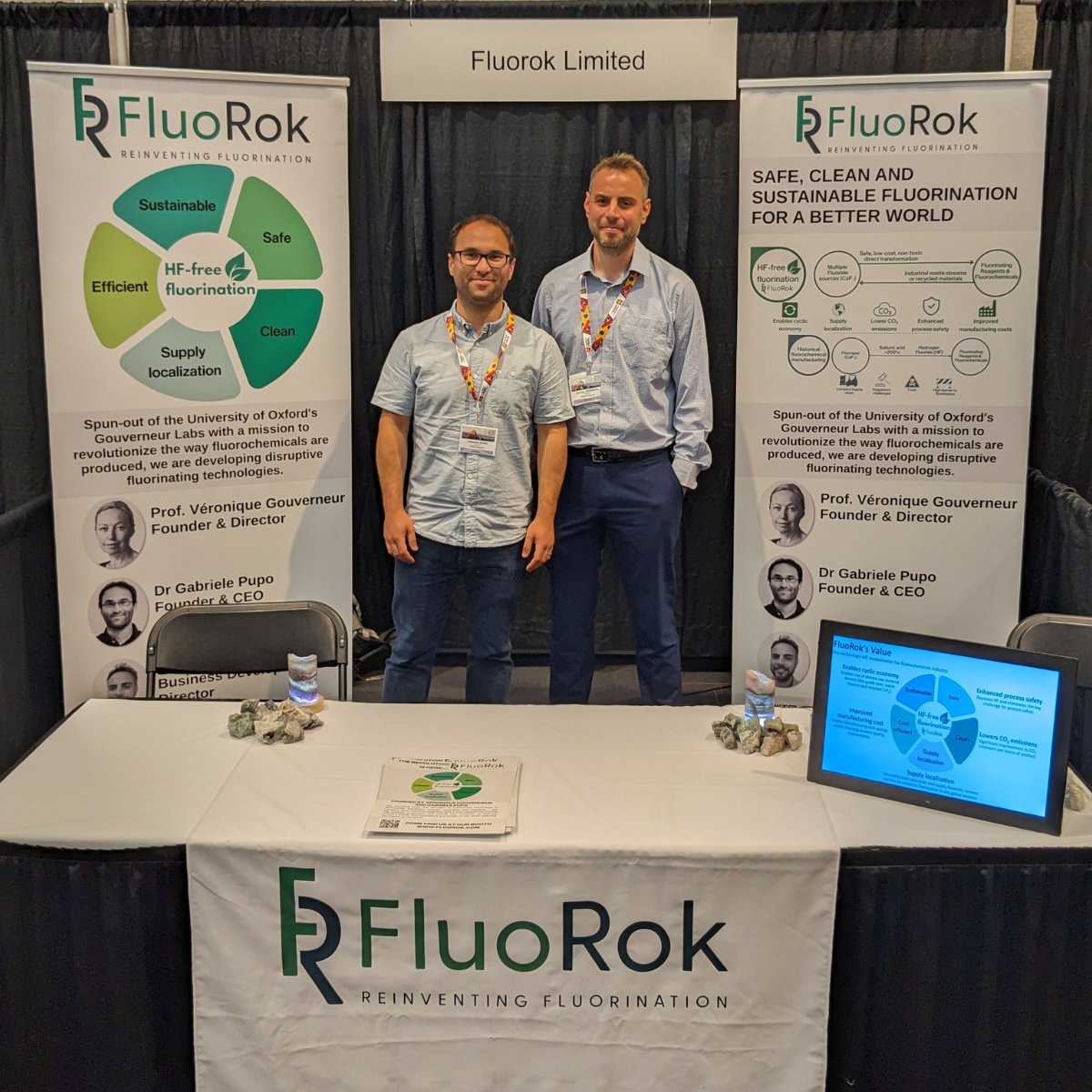Come say hello👋We’re in beautiful Québec City at 23rd ISFC/ISoFT ‘23 and would love to chat about how @fluorok is revolutionizing fluorochemical production for a safer, cleaner, better world #fluoRok #fluo_Rok #fluorination #fluorochemicalrevolution isfc2023.org