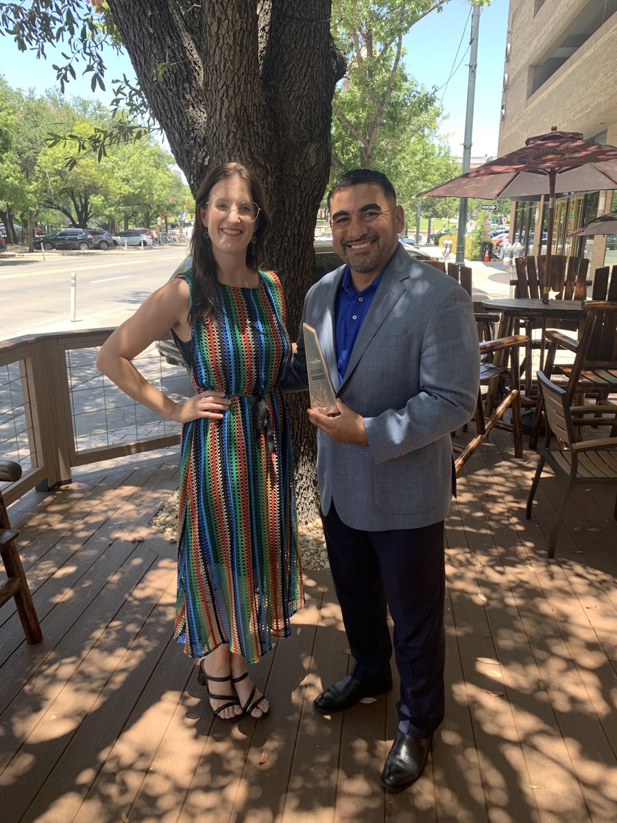 We were honored to present <a href="/RepWalle/">Armando Walle</a> with an Anti-Hunger Champion award for his work during the 88th #txlege session.

From being a bill sponsor to his dedication to securing the Surplus Ag Grant funding increase, we're thankful for his efforts to bring hunger solutions to Texas.