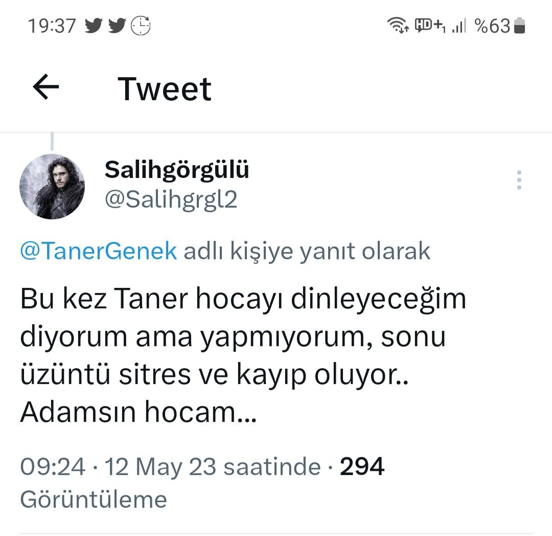 Salihgrgl2's tweet photo. @TanerGenek Bu kez sizi dinledim hocam... 😁 https://t.co/Cj0strwxnL
