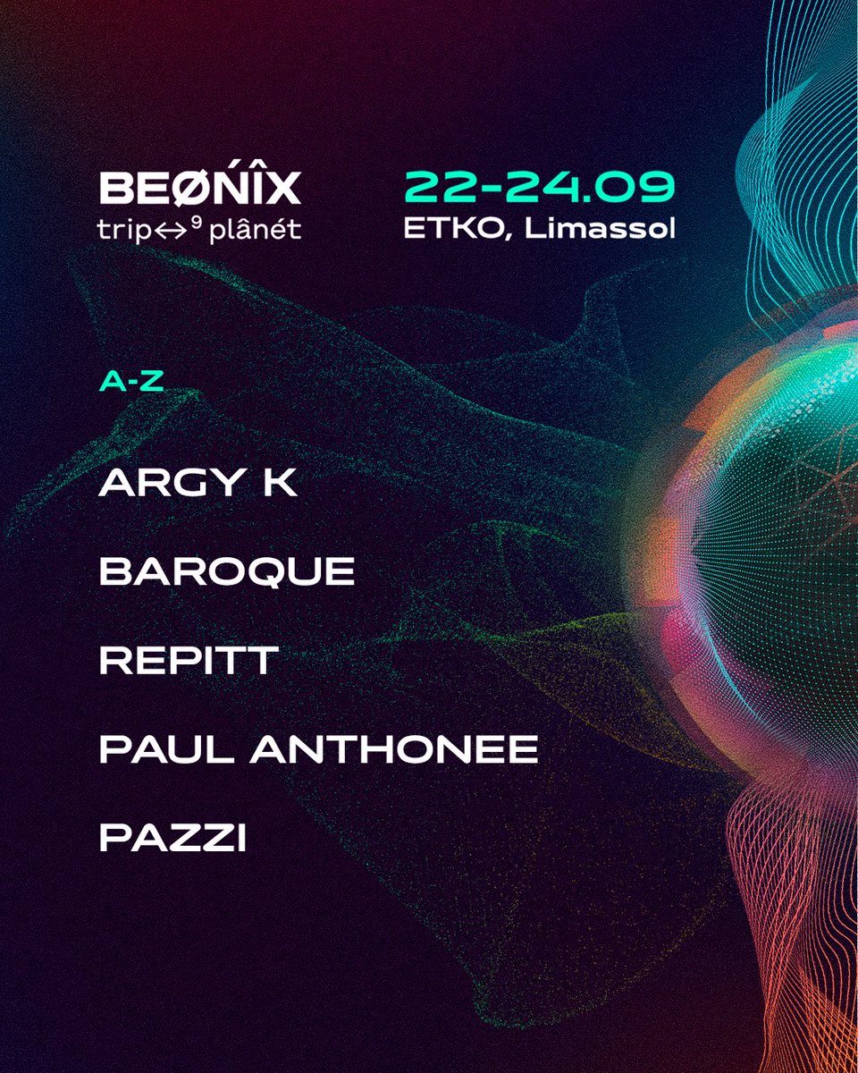 BEONIX lineup is getting stronger. ❤️‍🔥 Immerse in the world of electronic music beats with our second wave of local artists! Check out the full lineup on the website and get your tickets now on the link → bit.ly/3K4NeNE
