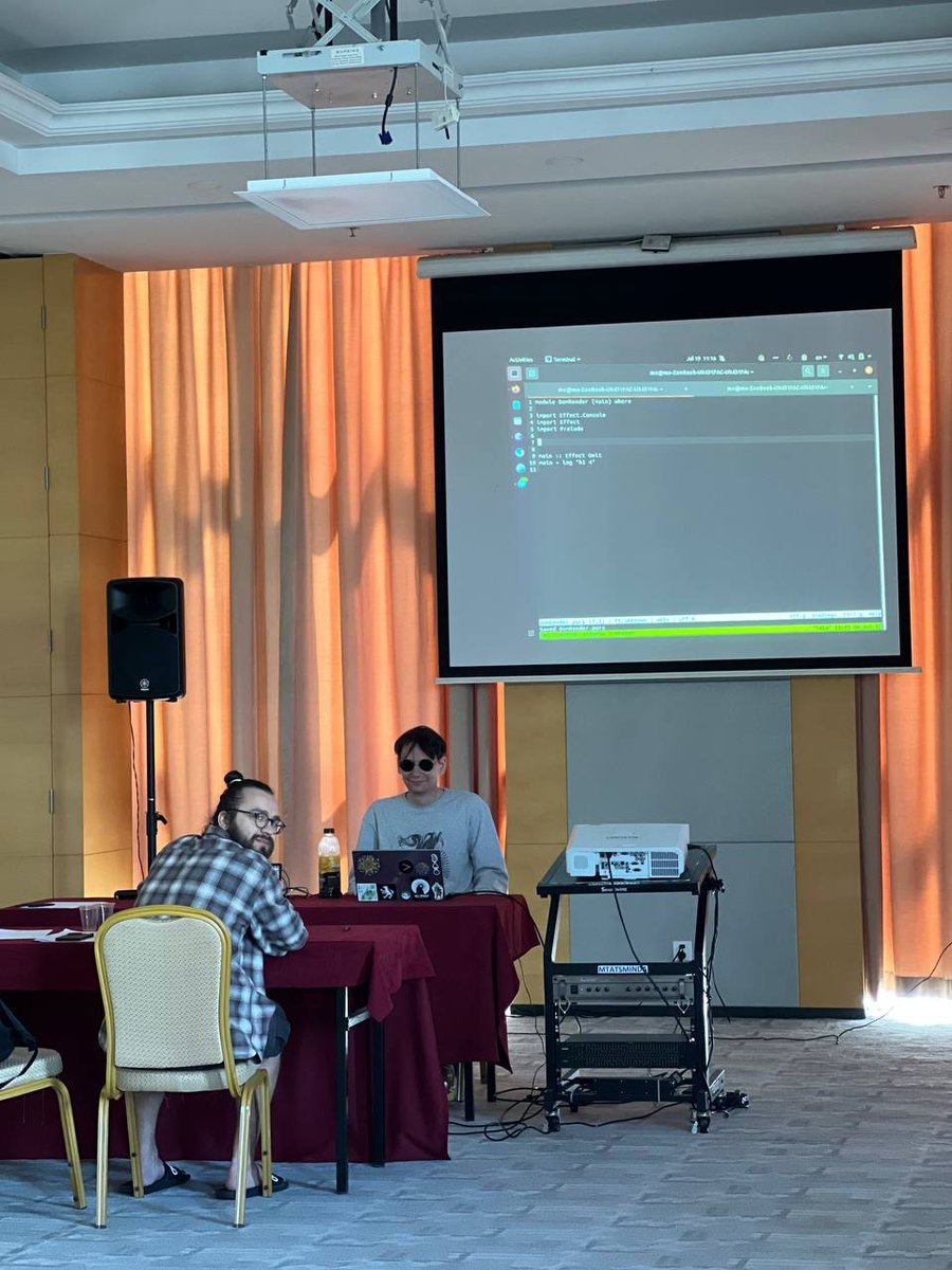 klntsky's tweet image. I participated in lalambda.school as a teacher this year (made a #PureScript intro course).
Would definitely recommend attending next year!