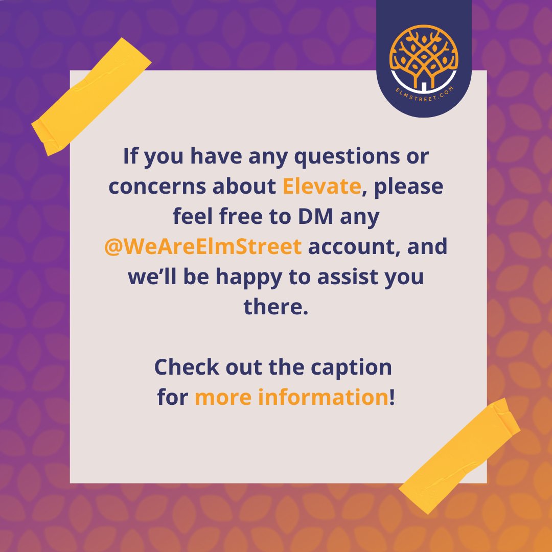 This party is moving to @WeAreElmStreet, and you’re invited! 🎉

⚡We’re streamlining our online communication.
⚡Providing the most educational and entertaining content via Elm Street's FB, IG, and LinkedIn.
⚡Continuing to provide you with the same service you know and love.