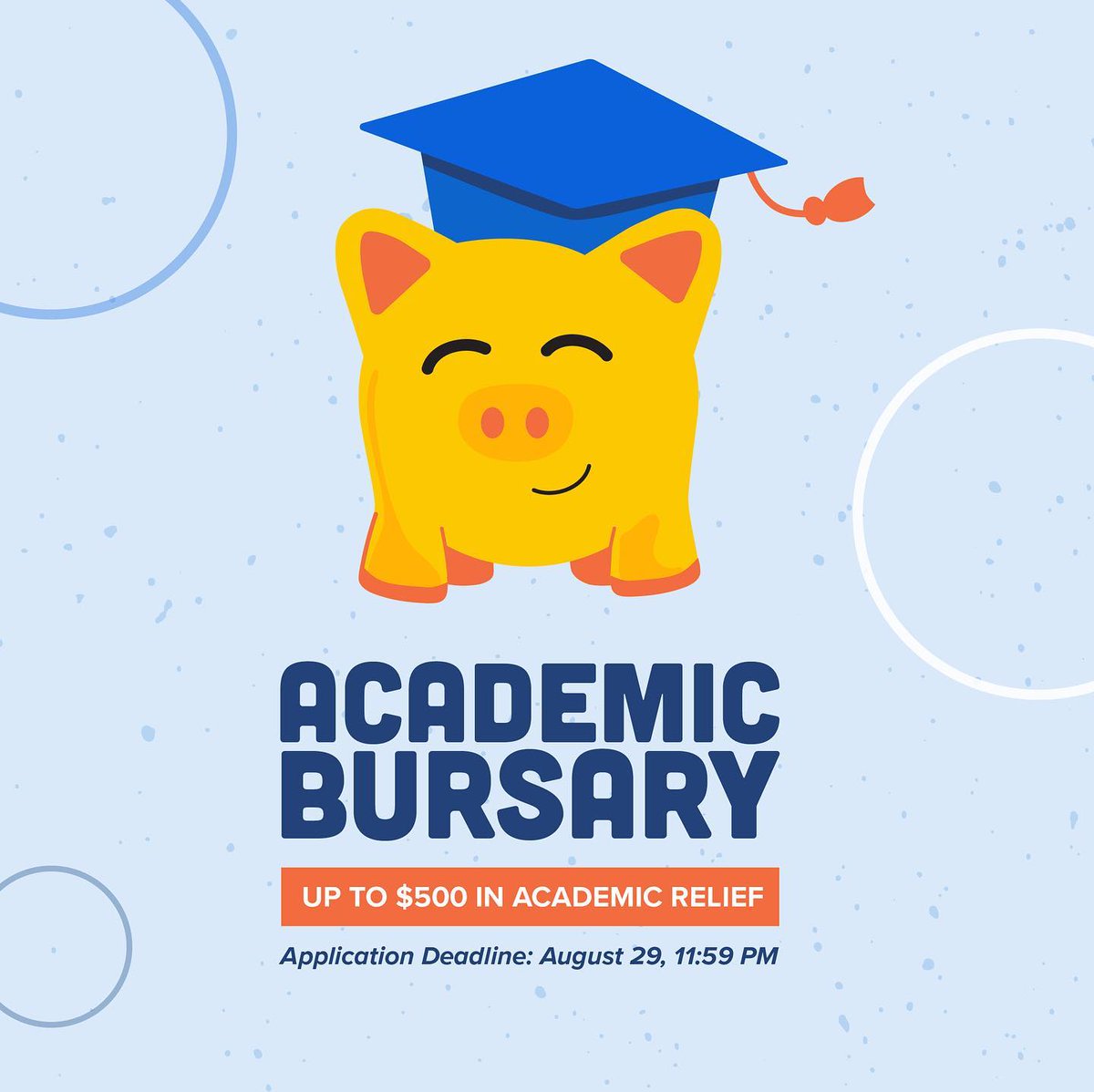 HEY UTSC!!

SCSU’s Annual Summer Academic Bursary is back and now open for applications!

Eligible applicants can receive up to $500 in funding for your academic needs.

Apply now using the link in our bio!