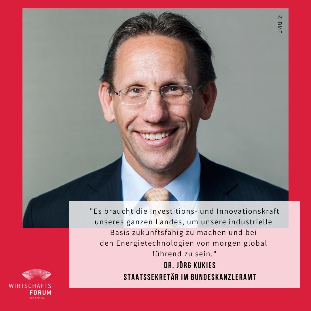 Wirtschaft_SPD's tweet photo. In seinem Beitrag für #Futurenomics zeigt @joergkukies auf, welche Voraussetzungen geschaffen werden müssen, damit die Transformation der Wachstumsmotor der nächsten Dekade wird.

https://t.co/HDl31TtulC https://t.co/LpYe7HE7tK