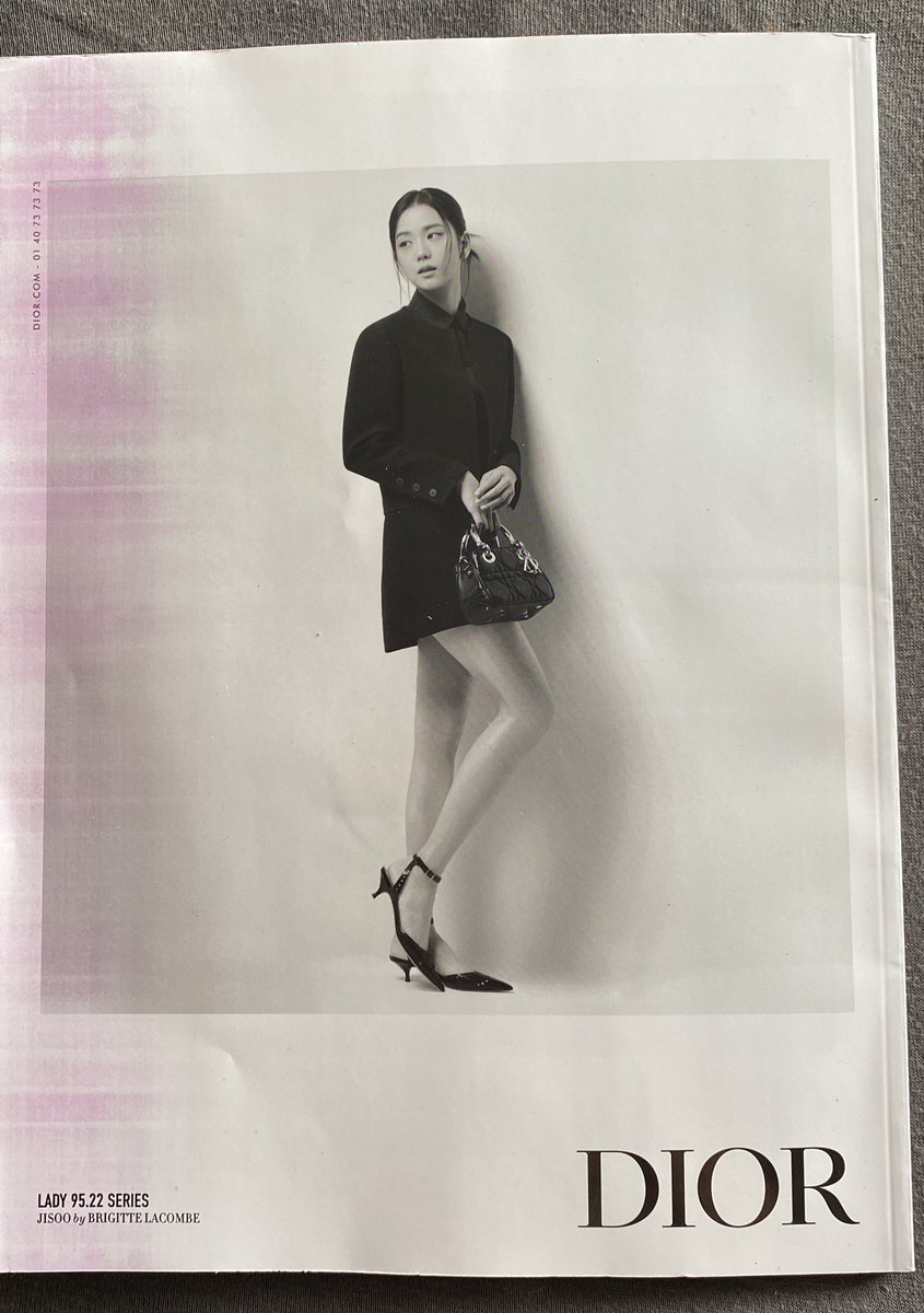 RT @JisooDiorMuse: Jisoo Dior Lady 95.22 campaign at the back cover of Vogue France https://t.co/ah1nbwTbHl