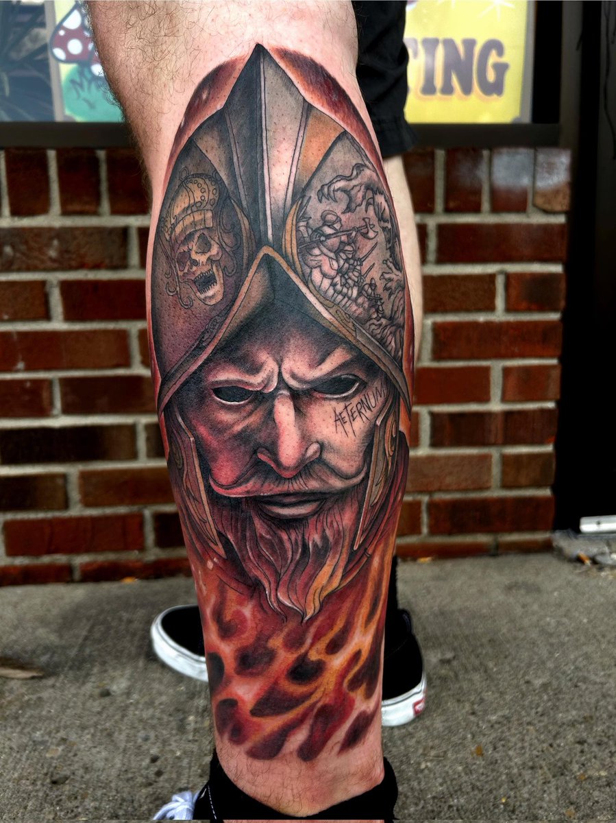 YaBoiWiilly's tweet photo. @playnewworld New World has changed my life. This game has done so much for me its hard to explain. Not only the game, but the amazing Community behind it. This piece means alot. I am forged in Aeternum! Shout-out Devan Smith from Mythical Wizard Tattoo in Indiana! https://t.co/Tj6Yg5hDDt