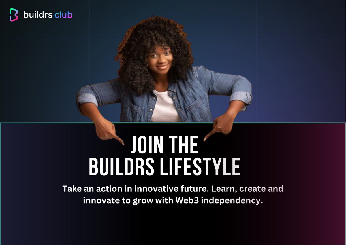 Stan_leeCrypto's tweet photo. 🚀 So thrilled to be part of the web3 revolution with #BuildrsClub🥳

🤩 Join the #Web3Frontiers and unlock endless possibilities in the #blockchain space - transparency, innovation, and more! ✨💡

😃 Let's shape the future of the internet together! 🔮💫

#buildrs #Web3Adoption https://t.co/YWqhmz77Ym