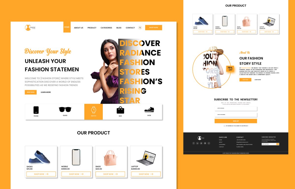 If you like this Fashion Landing Page UI Design Visit Link:
lnkd.in/dUftJ7qy
#LandingPage  #landingpages #landingpagedesign #landingpageoptimization #landingpagecreator #LandingPageGenerator #landingpagedesigner #landingpagebuilder #landingpagesoftware
#uidesign