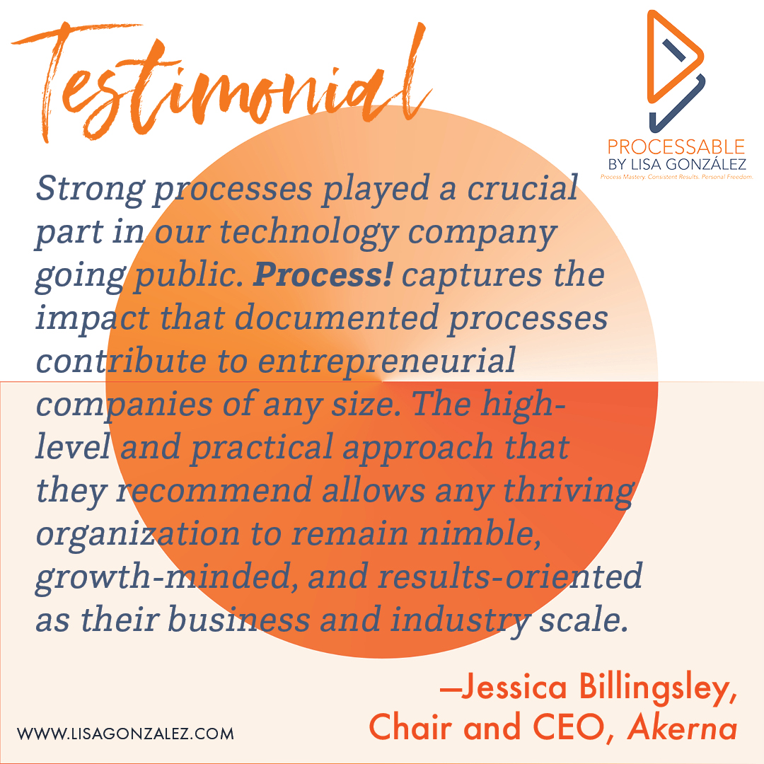 Find out how Process! can give you the tools to drive accountability. Visit lisagonzalez.com to learn more.
#processbook #integrators #visionaries #entrepreneurs #entrepreneurship #process #businessprocess #traction #eos #eosimplementer #processworkshop #processcommunity