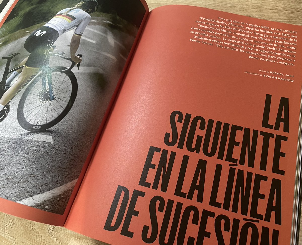 ccvolata's tweet photo. En el último número de la revista entrevistamos a @LianeLippert, ganadora de la 2ª etapa del #TDFF2023
Hablamos sobre su incorporación al @Movistar_Team este 2023 y su liderazgo futuro del equipo en #VOLATA38.
¡Suscríbete y recíbela! ➡️ https://t.co/ihsEUJFiaJ https://t.co/7VLUh4ChCO