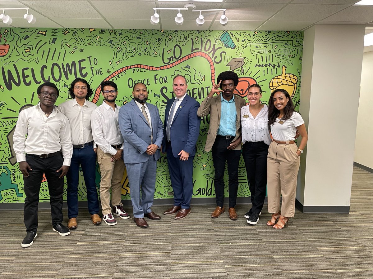 Time well spent this morning meeting with ⁦<a href="/oursoutheastern/">Southeastern LA Univ</a>⁩ international students!! Learning their WHY and inspired by all that they bring to the student experience!!