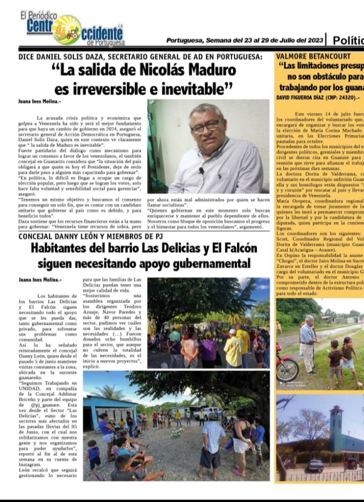 solisdaza's tweet photo. Pa'lante es que vamos, Bernabe Presidente. https://t.co/XQy4q6vdRM