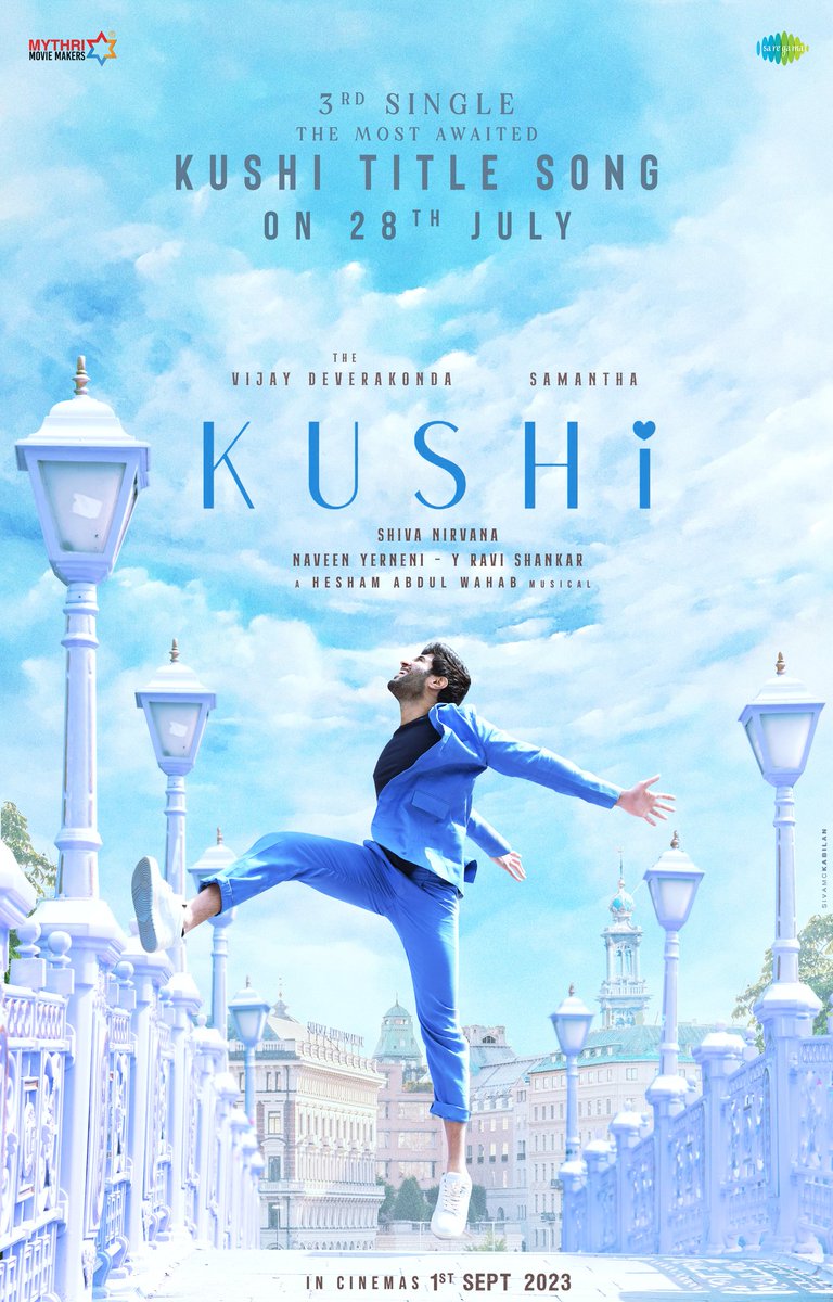directornaveen9's tweet photo. Whatever is good for your soul, do that❤️ #Wating for #kushi title song @TheDeverakonda @Samanthaprabhu2 @ShivaNirvana @HeshamAWMusic
 #Kushi #28th  All the very best to @TheDeverakonda anna &amp; @Samanthaprabhu2 Garu https://t.co/ICM6hW2O1e