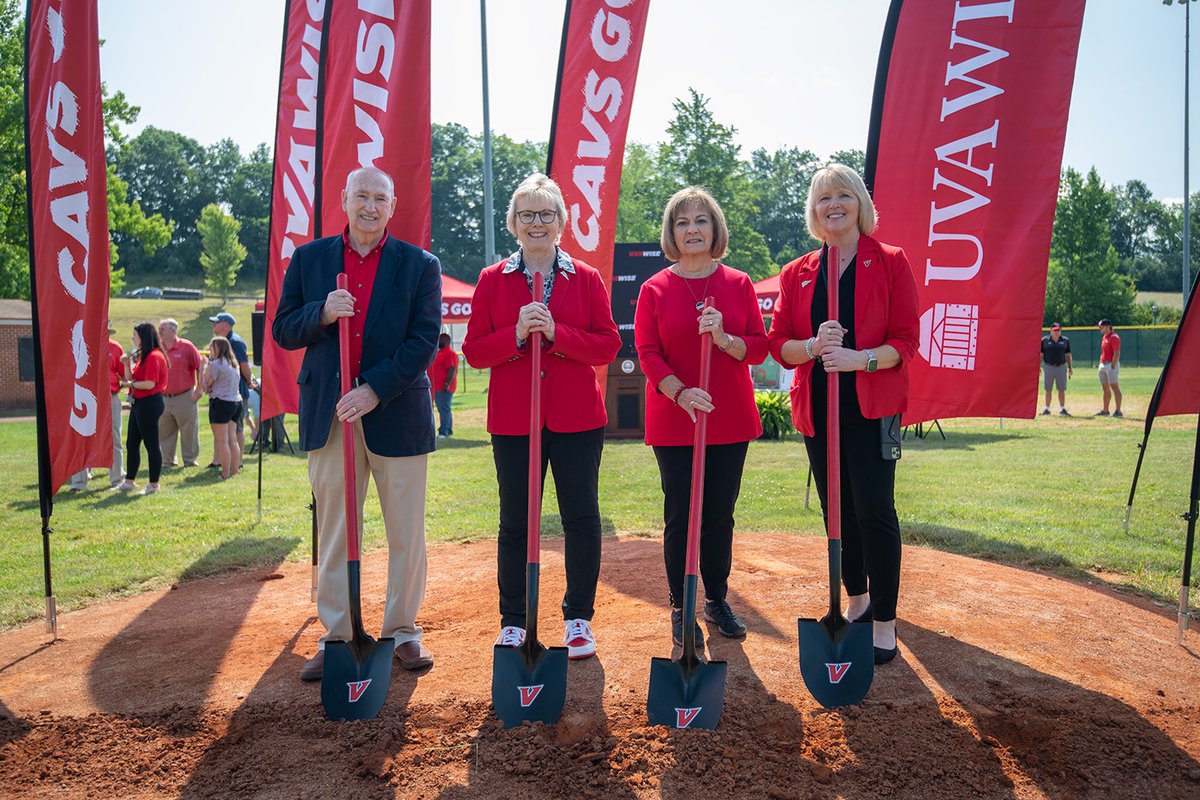 This morning, UVA Wise broke ground with ceremonial shovels to kick off construction on new artificial turf baseball and softball fields, a momentous capital investment for the College’s campus.

Learn more: uvawise.edu/news/2023/07/u…

<a href="/UVAWiseCavs/">UVA Wise Athletics</a> <a href="/UVAWiseBaseball/">UVA Wise Baseball</a>
