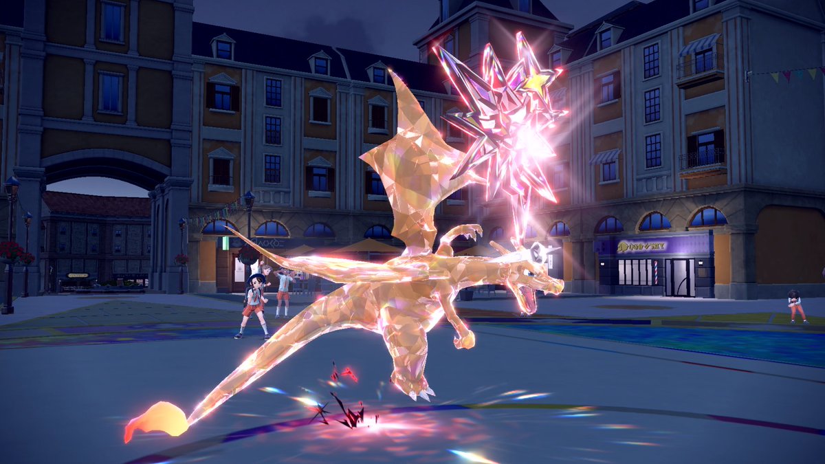 NintendoAmerica's tweet image. Get fired up for a special Dark–Tera Type Charizard distribution in #PokemonScarletViolet, which you can now receive as a Mystery Gift! 🔥🌑

Claim this mystery gift by using password:
DARKTERA0006

Promotion Period: Through August 31st 4:59pm PT