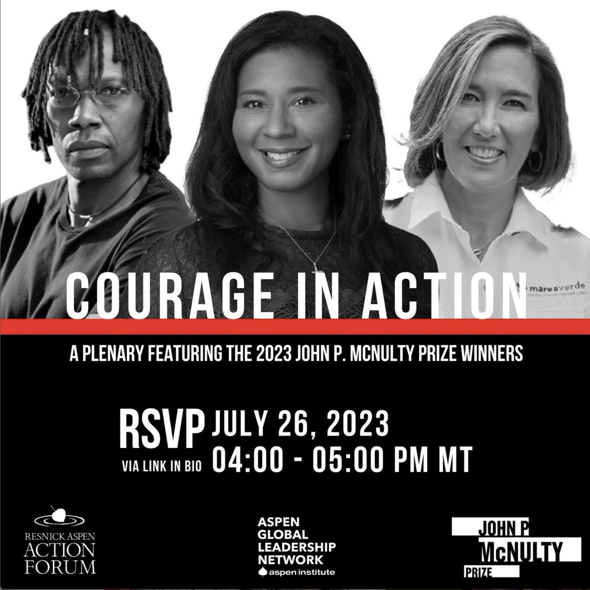 McNulty Foundation (@mcnultyfound) on Twitter photo The 2023 #McNultyPrize Winners, all <a href="/AspenInstitute/">The Aspen Institute</a> fellows, are three leaders addressing some of our greatest global challenges.
Tune in virtually on 7/26 to the <a href="/AspenAction/">Resnick #AspenAction Forum</a> Forum to watch the winners share their bold visions for the future: leadership.aspeninstitute.org/McNulty2023Ple⦠The 2023 #McNultyPrize Winners, all <a href="/AspenInstitute/">The Aspen Institute</a> fellows, are three leaders addressing some of our greatest global challenges.
Tune in virtually on 7/26 to the <a href="/AspenAction/">Resnick #AspenAction Forum</a> Forum to watch the winners share their bold visions for the future: leadership.aspeninstitute.org/McNulty2023Pleā¦