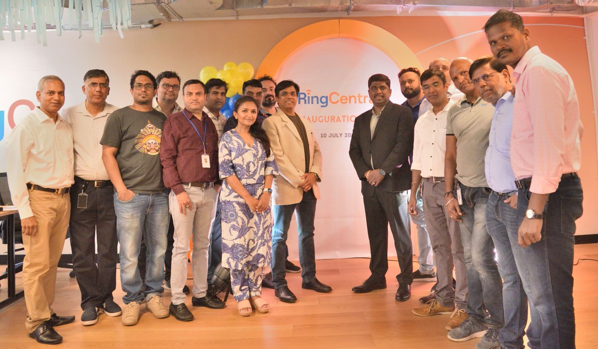 RingCentral's tweet photo. 🇮🇳    We're delighted to share and celebrate that we've welcomed over 200 employees and senior leaders to our new office in India's silicon hub in Bengaluru! 

This office will facilitate innovation, engineer excellence, and expand RingCentral's business operations in India. https://t.co/WBFDXu4phj