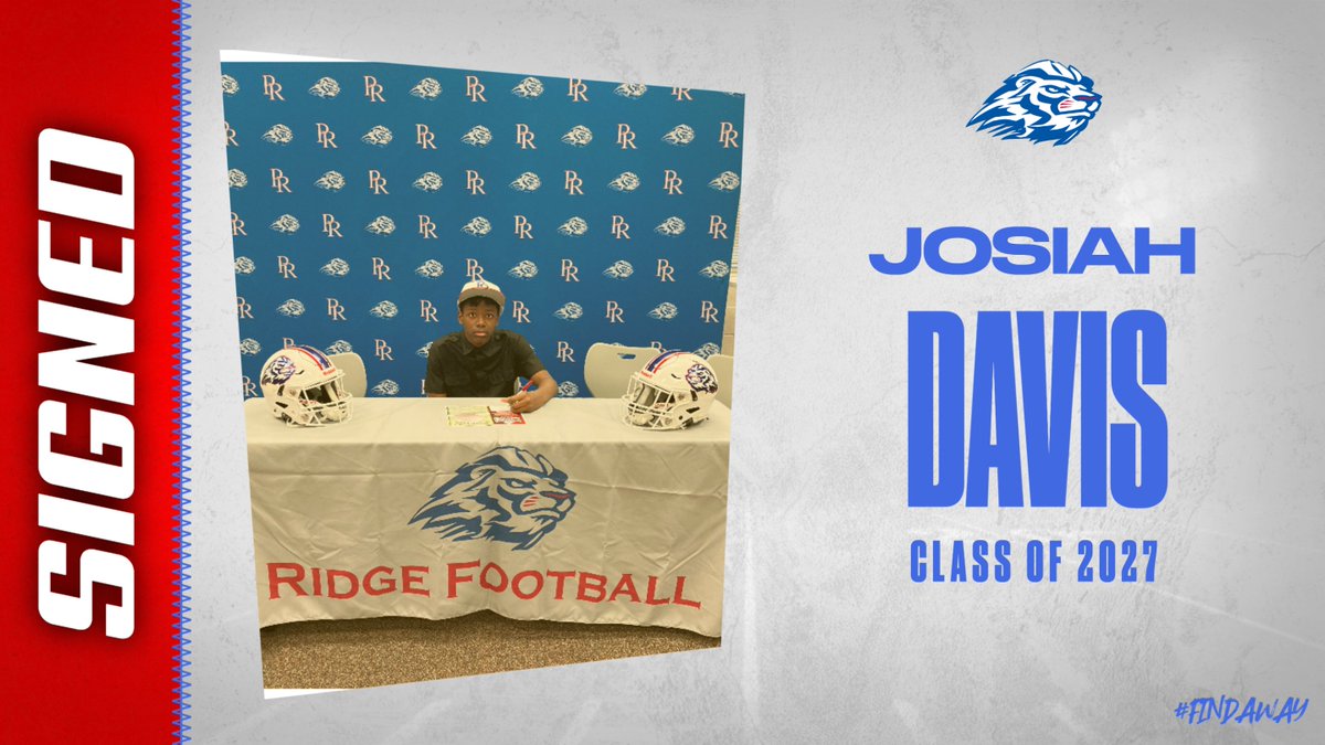PTRFootball's tweet photo. Welcome to the Family!!! #FindAWay #OneRidge https://t.co/X9hv8gVlWH