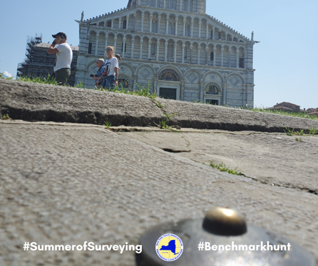 nysapls's tweet image. Randy Jackson PLS, from GEOD Corporation, stumbled upon this benchmark as he was on vacation across the Atlantic!  Don’t forget to share your vacation benchmark finds! 
#SummerofSurveying #BenchmarkHunt