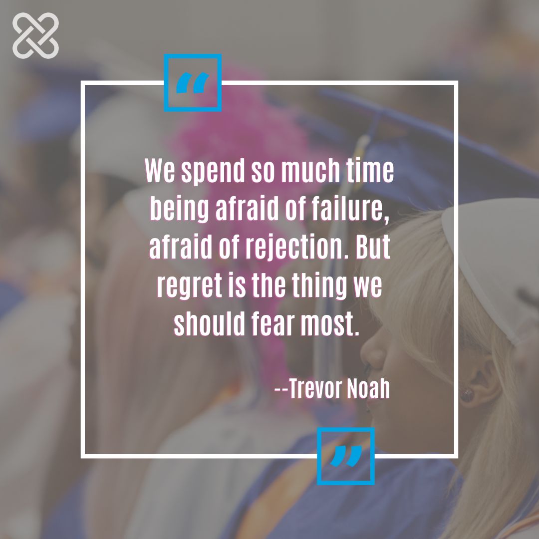 MBK_Newark's tweet photo. Stop scrolling ✋, it's time for a #motivationalmonay quote. This week's quote from the mind of comedian and former television host Trevor Noah.

"We spend so much time being afraid of failure, afraid of rejection. But regret is the thing we should fear most." --Trevor Noah https://t.co/PyTKW8fXoe