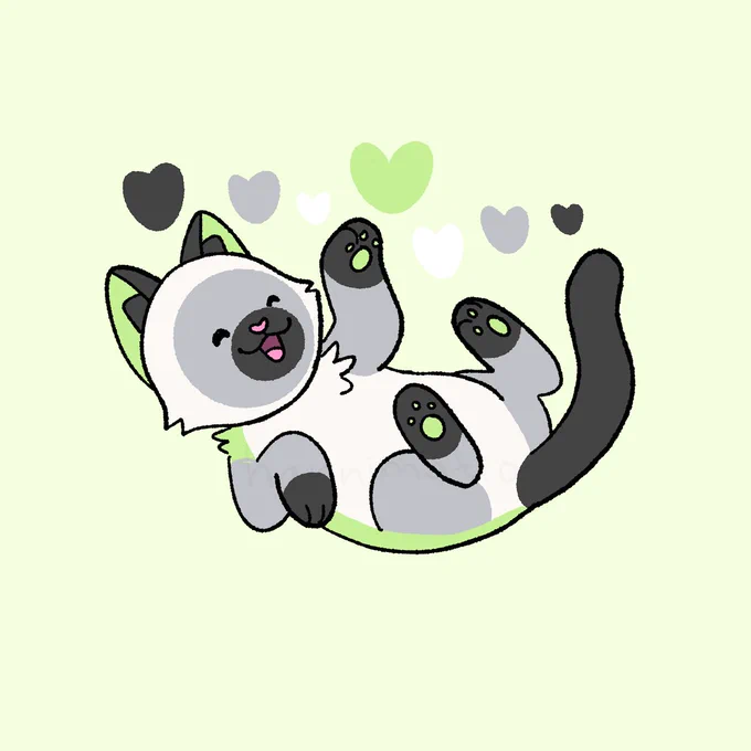 meet figaro! figaro is a cheery little siamese kitty who's always got a smile on their face! they love to make their friends happy and their joy is contagious! they love to sing and make happy noises, and can always be heard meowing around saying hello to everyone!! 