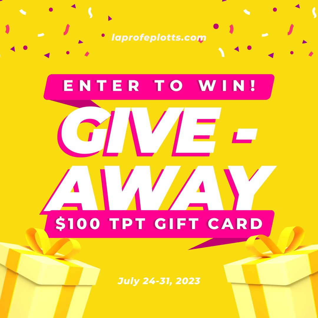 It's BACK! The HUGE #spanishteacher BTS giveaway! 10 prizes, lots of entry options, see the details here:  laprofeplotts.com/2023-spanish-t…