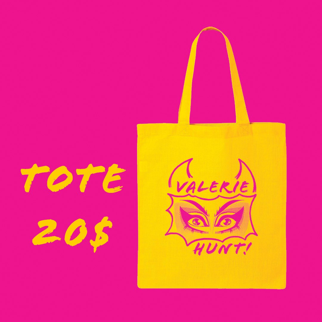 valeriehuntyyc's tweet photo. Be prepared to GAG 🤩 and look drop dead gorgeous in this exclusive Valerie Hunt merch!! 💛💖

Feel the Wee Wah sensation 🫦 in this fun bright yellow tshirt! 35$! Plus this cute 20$ tote bag! 💃 (more info below) https://t.co/mWp8grg912