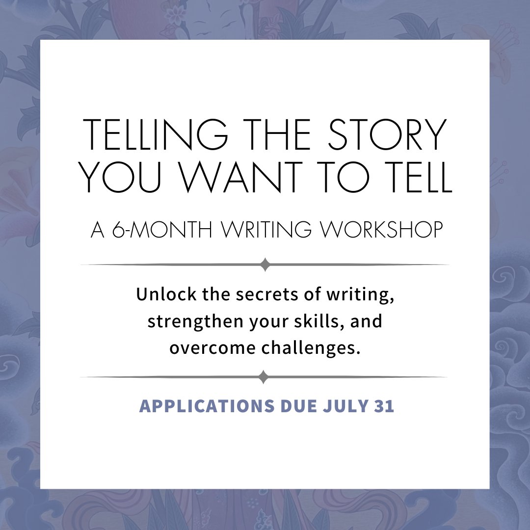Nina_Wise1's tweet image. Telling the Story You Want to Tell on the Page or on the Stage. A 6-month writing workshop

🗓️ Save the deadline date - July 31st!

motiontheater.org/telling-the-st…

#writingcreative #creativewritings #creativewritingcommunity #creativewritingworkshop #storytellinghands #storytellingart