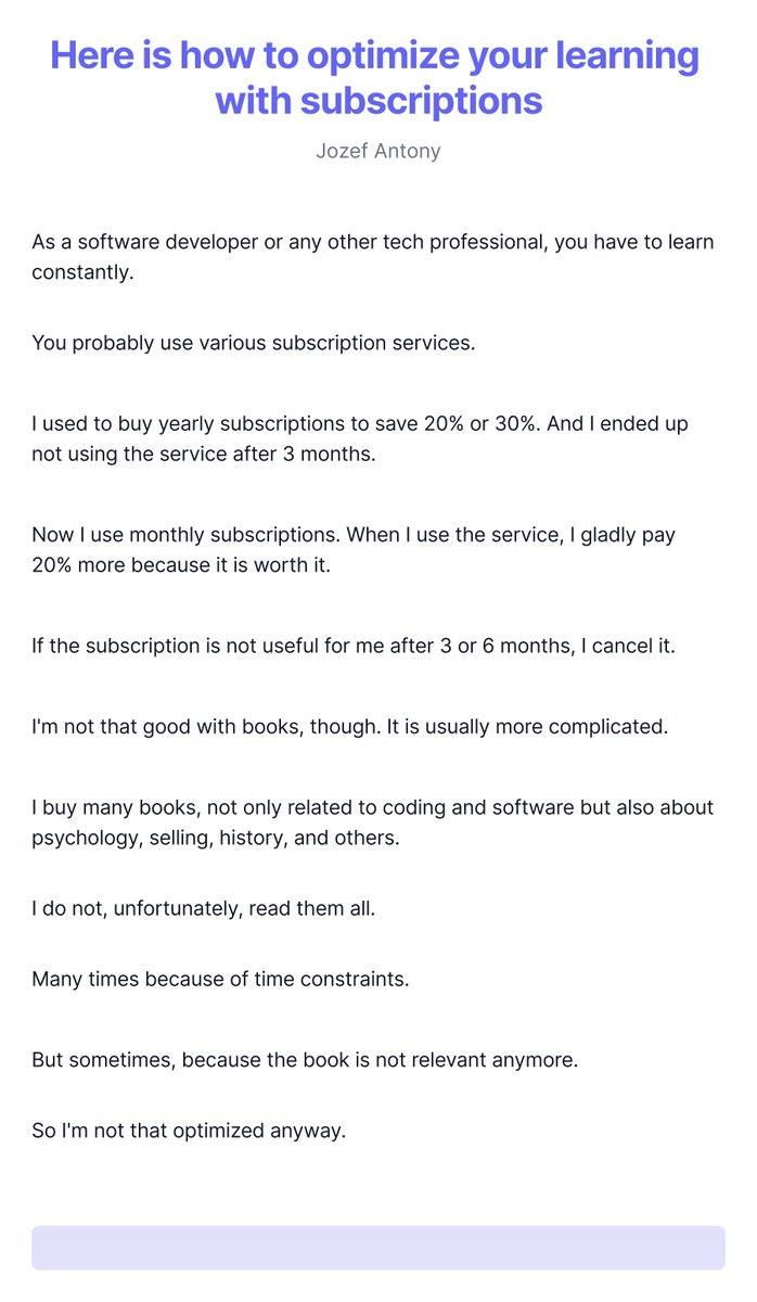 Here is how to optimize your learning with subscriptions