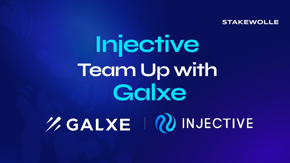 Good news for $INJ Community📢

<a href="/Galxe/">Galxe</a> has officially integrated <a href="/Injective_/">ninja</a>
to further accelerate ecosystem growth🌠

dApps on Injective can now quickly launch loyalty programs to build strong communities🤝

Users can be rewarded with #OAT and #NFT for participating in