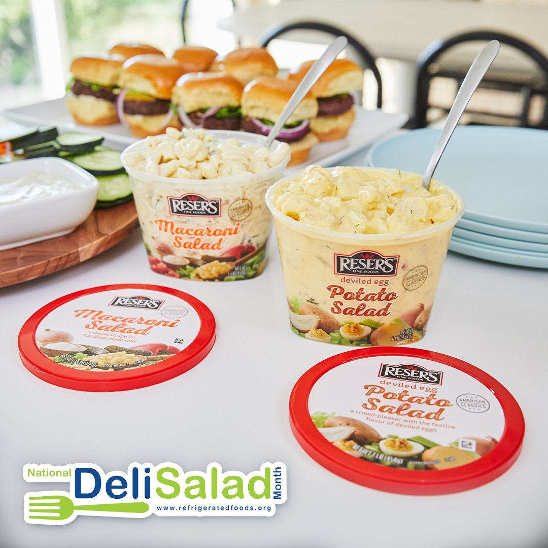 You know you're a pretty big deal when you get an entire month celebrating your deliciousness! 😉 #NationalDeliSaladMonth #Resers #DeliSalad
