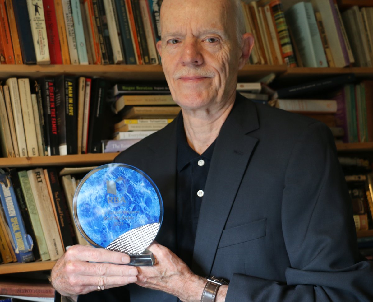 The Rubery Prize for Non Fiction -  Rod Madocks has received his plaque! #winner2023