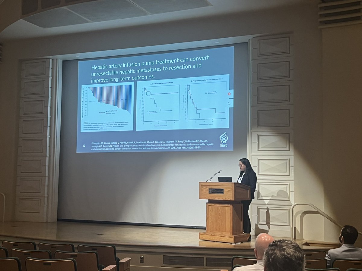 Excellent complementary Grand Rounds today on “liver pumps” from our <a href="/AHPBA/">AHPBA</a> #HPB fellow <a href="/JanetLiMD/">Janet Li</a> covering #HAIP &amp; <a href="/ASTSChimera/">ASTS</a> transplant fellow <a href="/christykolwitz/">Christine Kolwitz</a> discussing normothermic machine perfusion. So great to be able to offer comprehensive care for patients @OHSUsurgery