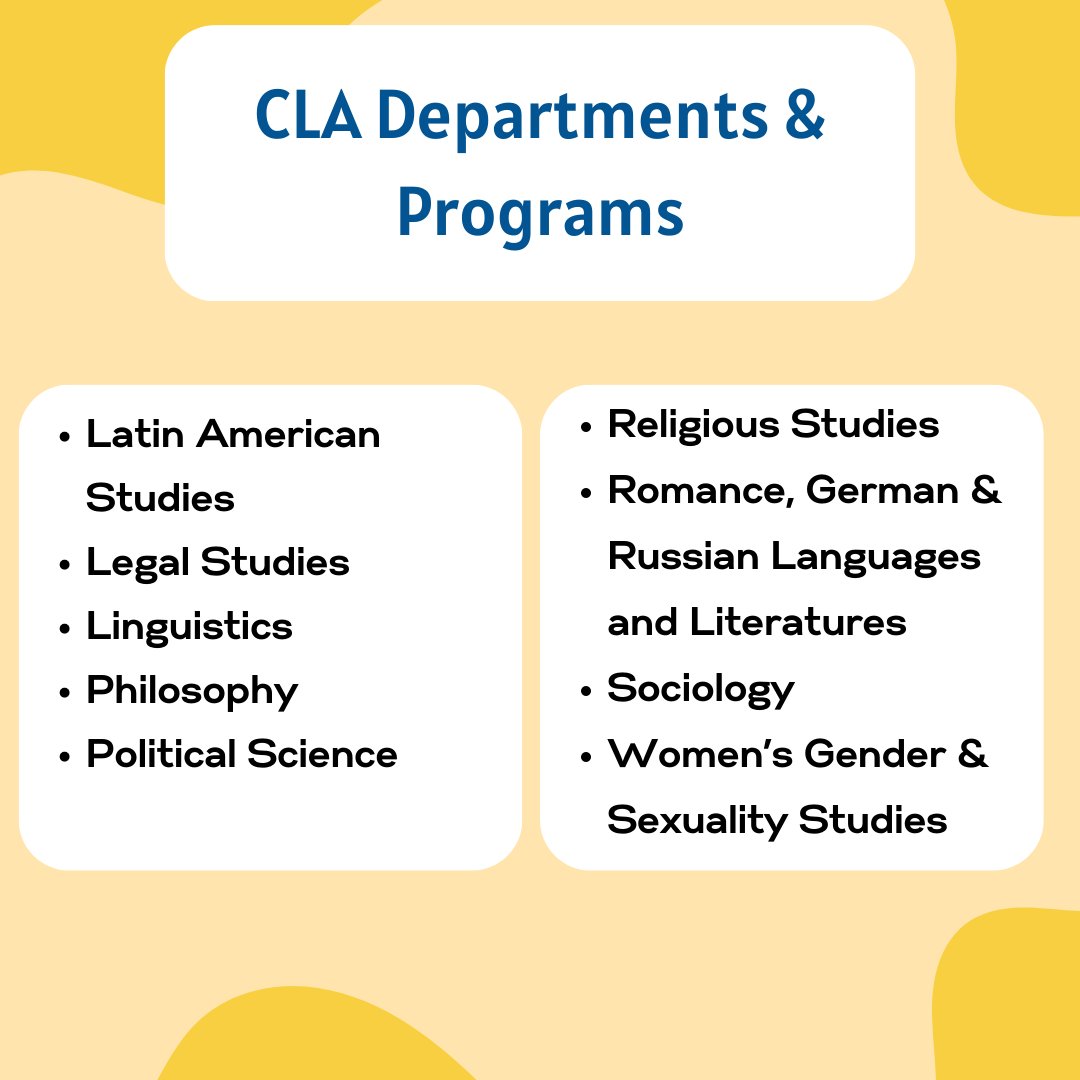 csulbcla's tweet photo. CLA Departments and Programs! ☀️💭 #GoBeach #GoCLA #CSULB https://t.co/ItJc37Hpsb