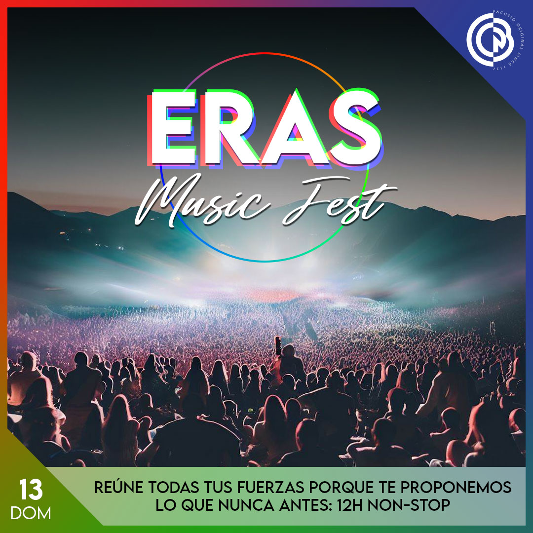 obonenfiestas's tweet photo. 🎉 ¡Bienvenidos al primer Eras Music Fest! El domingo 13, tras un torneo deportivo disparatado a las 18h, quédate para disfrutar de un festival de música único.
Y recuerda que traeremos foodtrucks para que podáis cenar y continuar la fiesta hasta que empiece la orquesta. https://t.co/nMsyx2a1ih