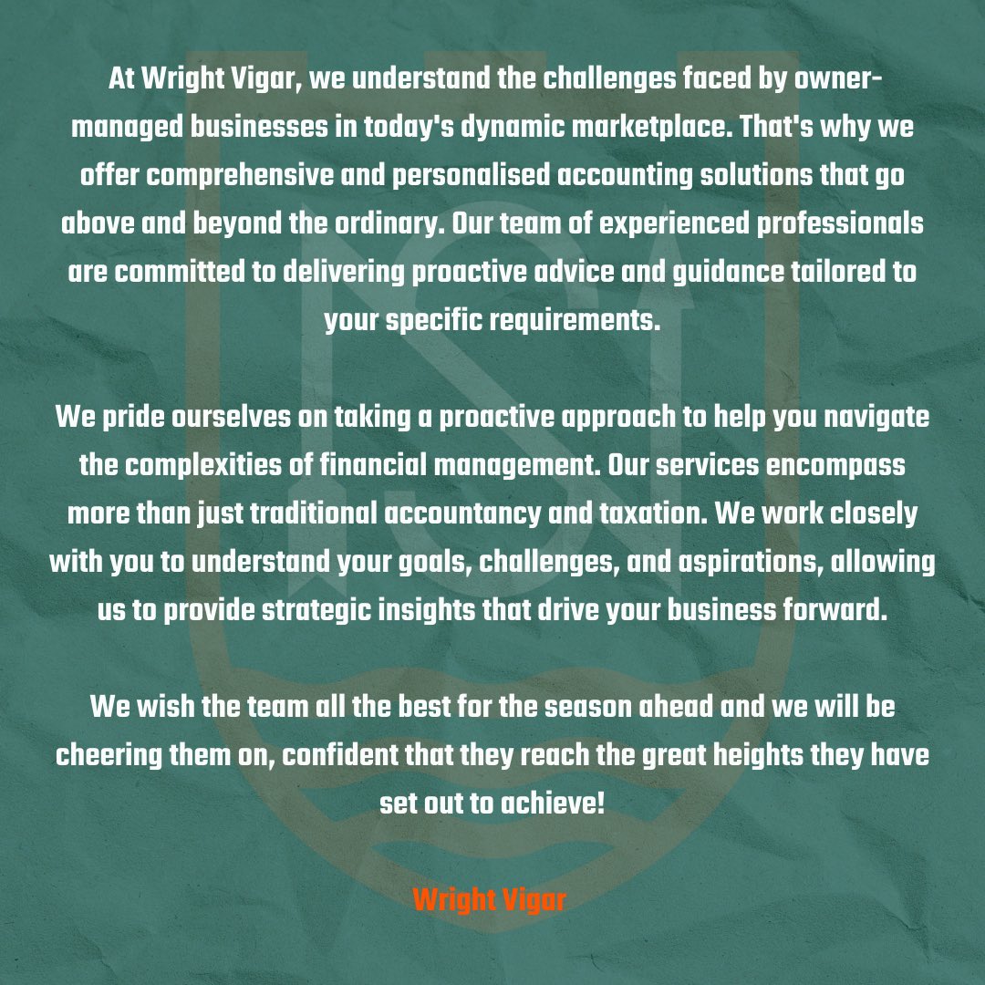 TheHighwayMen_'s tweet photo. 𝐍𝐞𝐰 𝐂𝐥𝐮𝐛 𝐒𝐩𝐨𝐧𝐬𝐨𝐫!🤝🏻
We are ecstatic to announce that @wrightvigar will be joining as a Club Sponsor for the 23/24 season!

💬Read what they had to say on the announcement! https://t.co/iO9WohJG9V