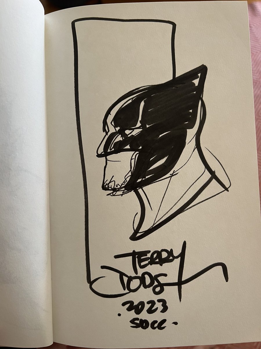 Shout out to <a href="/TerryDodsonArt/">Terry Dodson</a> for squeezing in a sketch for me this weekend #SDCC2023 🙌🏾
