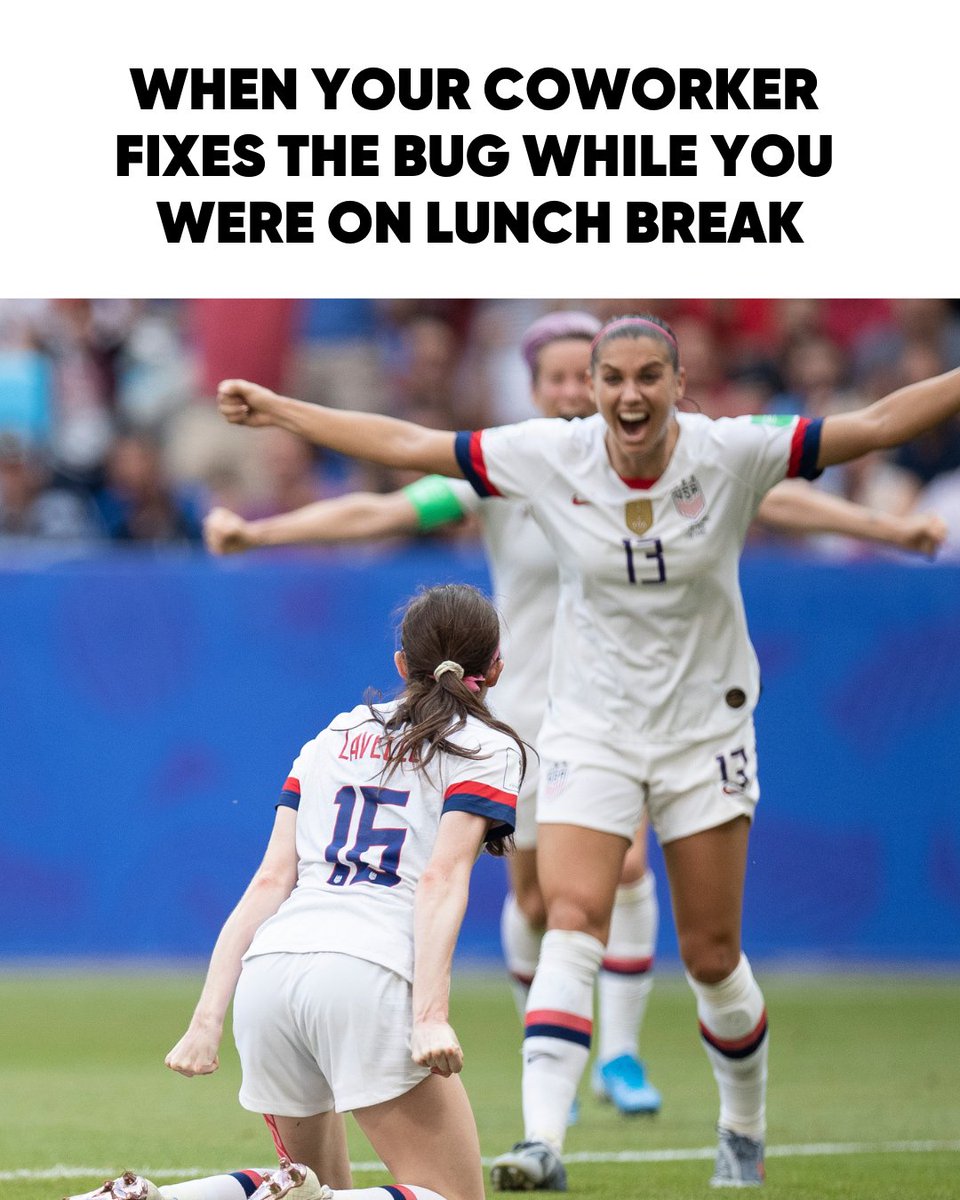 lesbiantech's tweet image. It’s time for some Monday memes brought to you by the @USWNT  🔥🔥
#FIFAWWC #officememe
