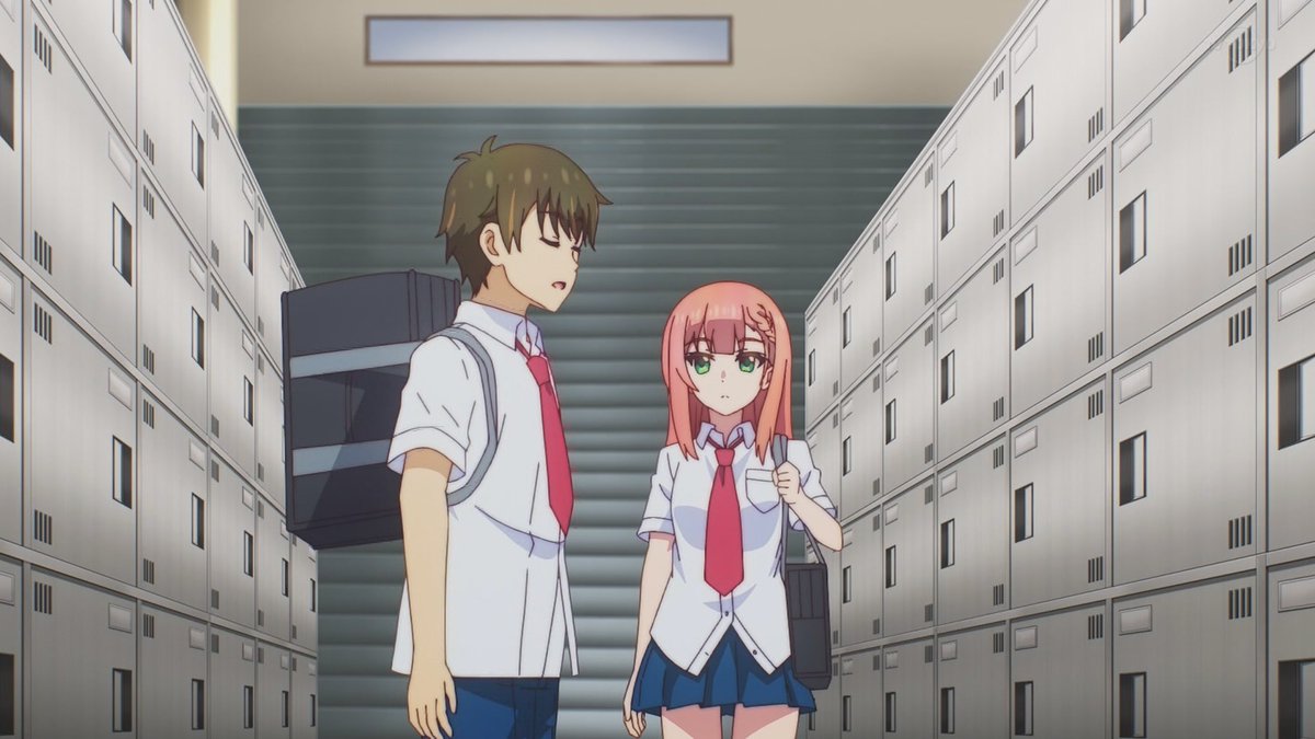 【画像】今期アニメ、とんでもない設計の高校が登場する