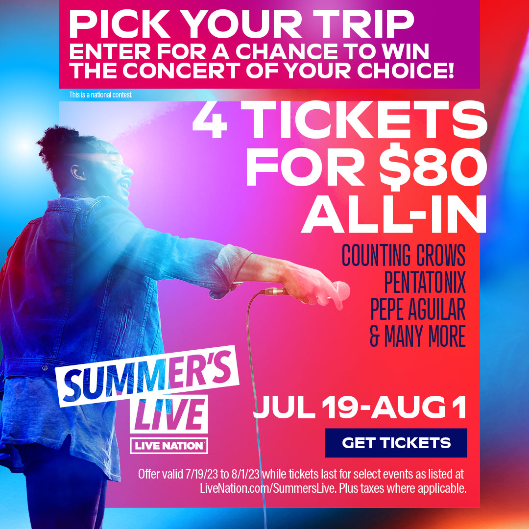 Summer's Live is here! Win an unforgettable trip to see Keith Urban, Miranda Lambert or Thomas Rhett with two nights of hotel and two premium tickets - all for only $80 All-In! Don't miss out - enter now for your chance to Pick Your Trip! Have fun and enjoy the show! https://t.co/BVKbEYtagv