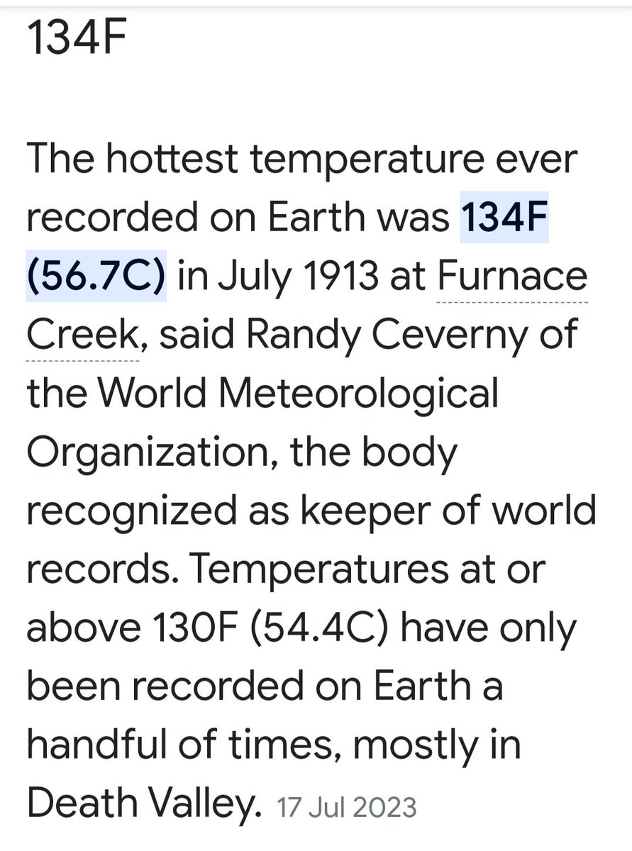 So in 1913 why didn't they panic? The highest temperature in Europe was 48.5 ° in Sicily in 2021. I've travelled to Greece and Turkey in July/August in the past and it regularly hit in the 40°s, and wildfires were regular 
It's just scaremongering by the media