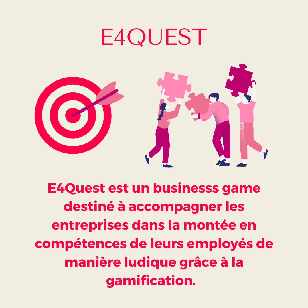 CreativeSlasher's tweet photo. Si vous cherchez un moyen d'aider vos employés à acquérir les compétences nécessaires à votre entreprise de manière efficace, E4Quest est fait pour vous.  #SlashTogether #WorkHardPlayHard #ExperiencePatient #ExperienceClient #Engagement #e4quest https://t.co/cLd8K7eQFE
