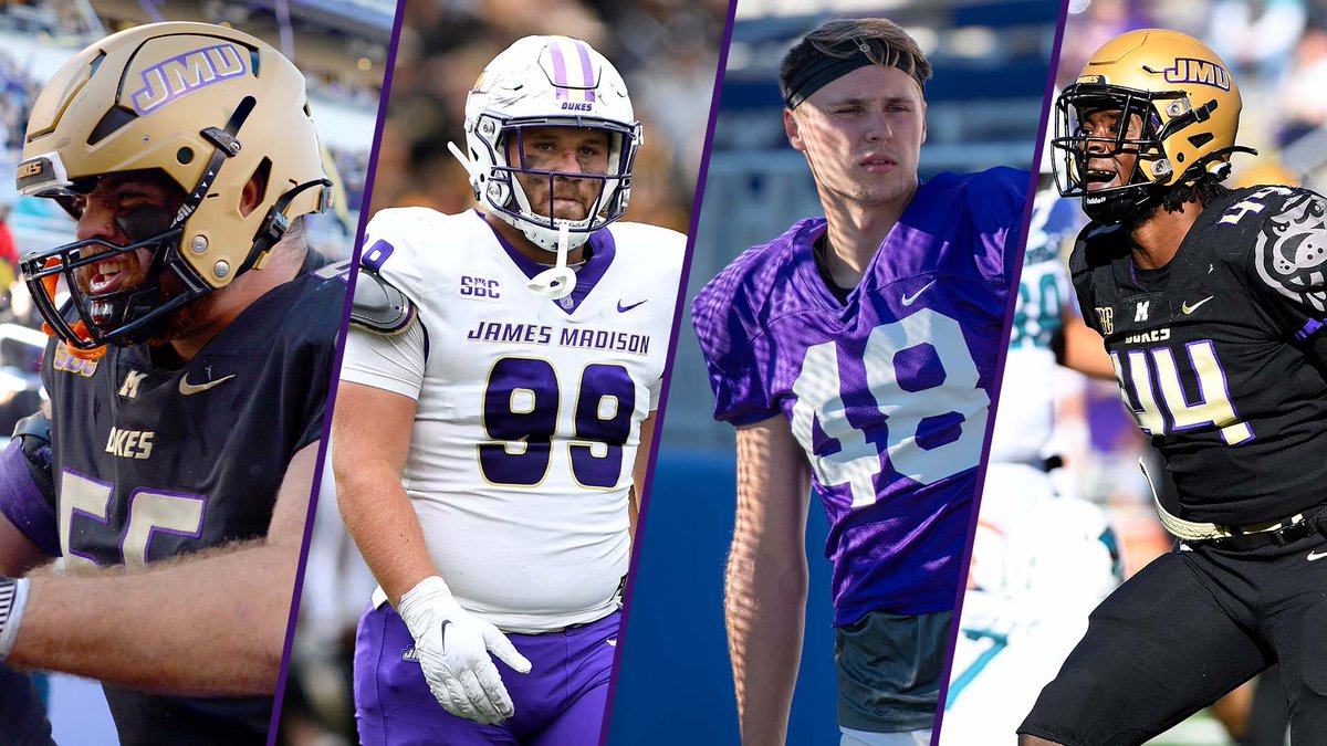 JMU has been picked to finish 1st in the Sun Belt East Division, while four Dukes were honored on the preseason all-conference team. 📰 bit.ly/44YNtBI #GoDukes