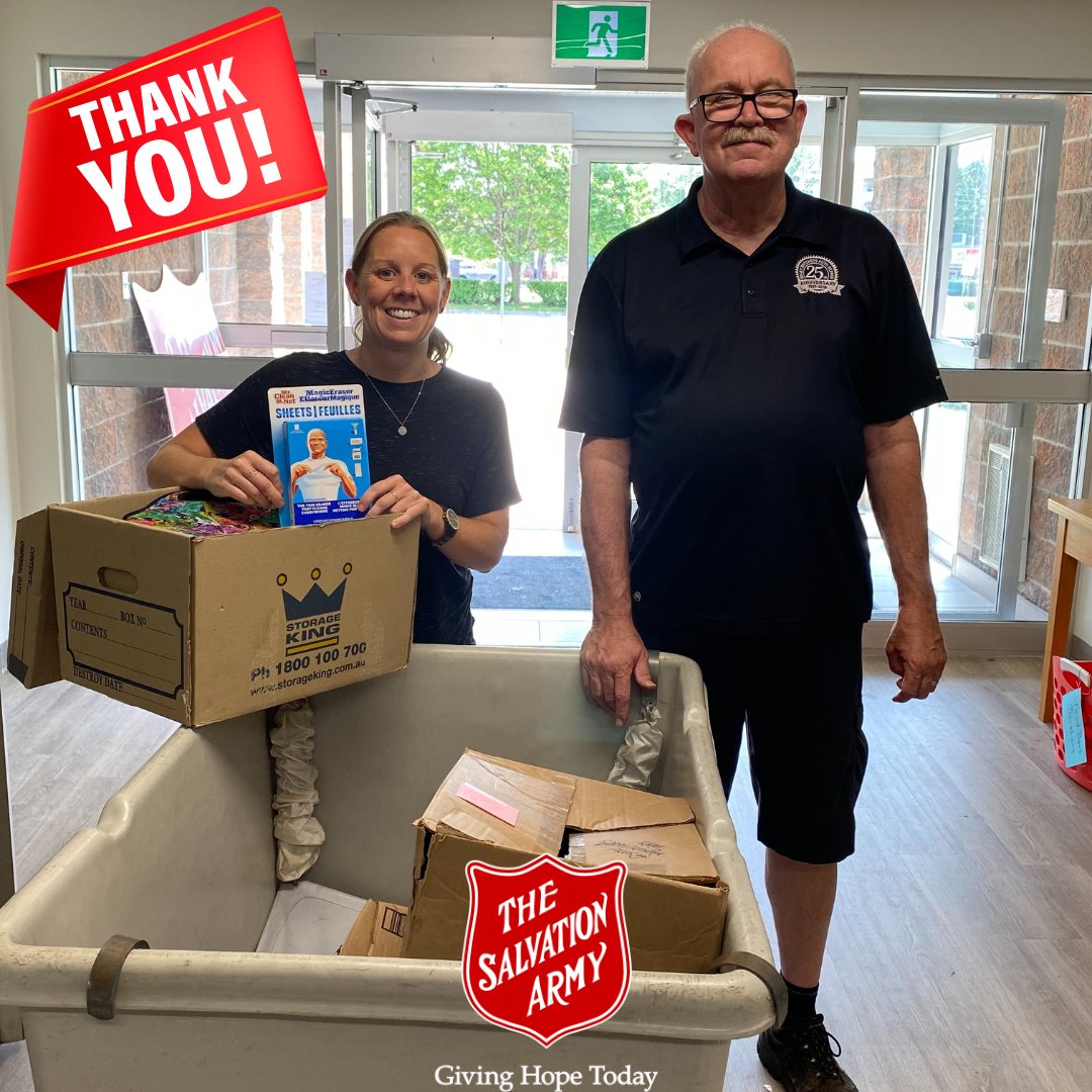 Big thank you to @rickyratchets generous donation of hygiene products!! The individuals and families that visit our food bank will be very thankful. #Ldnont