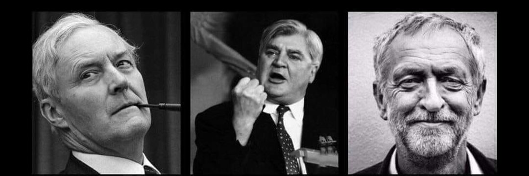 ElderMarshall's tweet image. Real #Labour 

Heroes! ❤️
#Benn #Bevan #Corbyn