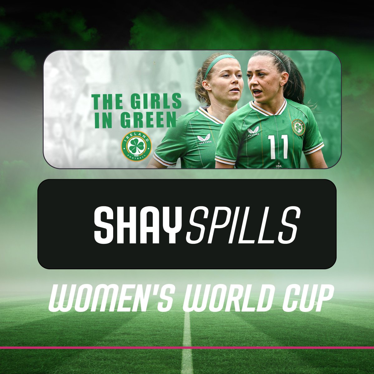 ShaySpillsPod's tweet photo. We are so hyped that @IrelandFootball Irish team is in the world cup! Shay's chats about the 8 debuts, the groups and of course Ireland! 
Have a listen below! 
#irishpodcast #sportspodcast #WWCNow #OUTBELIEVE #IRL 

https://t.co/8NC4BvOHhA https://t.co/aP2yl7akco