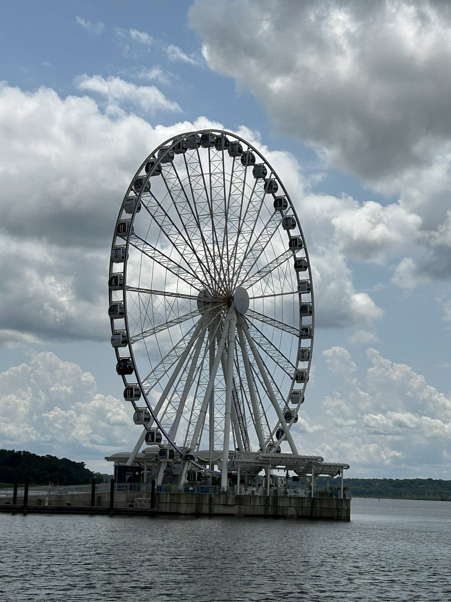 Neil_French's tweet photo. Beautiful view from the @CapitalWheel in the @NationalHarbor #WheelFun https://t.co/JYW8N6RPQW