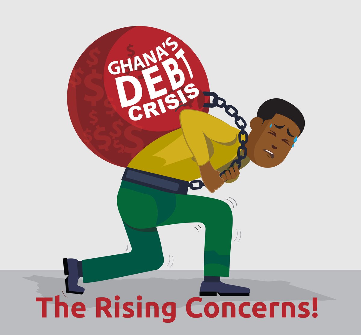 Datanomics_'s tweet photo. Ghana's public debt as of April 2023 is US$49.7 billion (Gh¢569.3 billion). An addition of Gh¢459 billion in less than seven years averaging Gh¢73 billion annually. Presently, each Ghanaian owes Gh¢19,000 when the debt is to be shared. https://t.co/XhawCyc8ZM